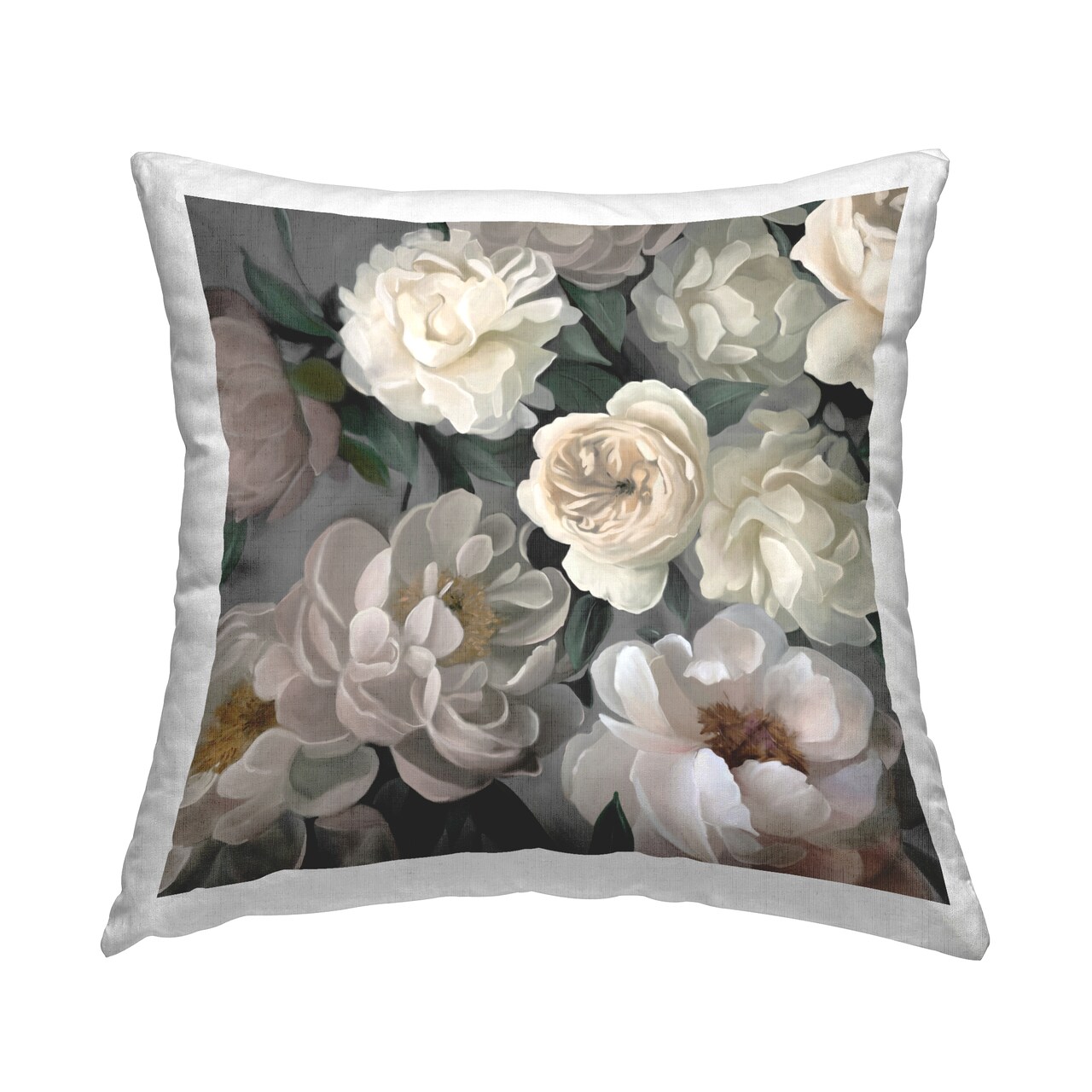 Garden Glory Variety Decorative Printed Throw Pillow Design by Carol Robinson, 18 x 7 x 18